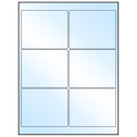 4" x 3" White Premium High Gloss Rectangular Sheet Labels