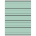 8.5" x 0.75" Pastel Green Rectangular Sheet Labels