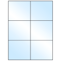 4.25" x 3.66" White Premium High Gloss Rectangular Sheet Labels