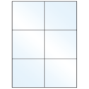 4.25" x 3.66" White Mid Gloss Rectangular Sheet Labels