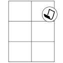 4.25" x 3.66" Blockout Rectangular Sheet Labels