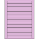 7" x 0.75" Pastel Purple Rectangular Sheet Labels