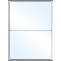 8.4375" x 5.4531" Crystal Clear Rectangular Sheet Labels