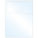 4.75" x 3" Crystal Clear Rectangular Sheet Labels
