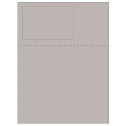 4.75" x 3" Gray Rectangular Sheet Labels