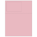 4.75" x 3" Pastel Pink Rectangular Sheet Labels
