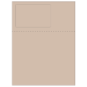 4.75" x 3" Pastel Tan Rectangular Sheet Labels