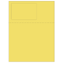 4.75" x 3" Pastel Yellow Rectangular Sheet Labels