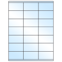 2.83" x 1.5" White Premium High Gloss Rectangular Sheet Labels