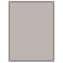 8.375" x 10.875" Gray Rectangular Sheet Labels