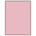 8.375" x 10.875" Pastel Pink Rectangular Sheet Labels
