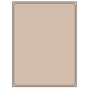 8.375" x 10.875" Pastel Tan Rectangular Sheet Labels