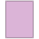 8.375" x 10.875" Pastel Purple Rectangular Sheet Labels