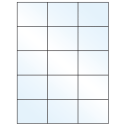 2.83" x 2.2" Crystal Clear Rectangular Sheet Labels