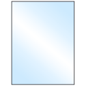 8.5" x 11" White Premium High Gloss Rectangular Sheet Labels