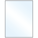 8.5" x 11" White Mid Gloss Rectangular Sheet Labels