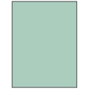 8.5" x 11" Pastel Green Rectangular Sheet Labels