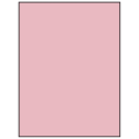 8.5" x 11" Pastel Pink Rectangular Sheet Labels