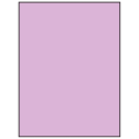 8.5" x 11" Pastel Purple Rectangular Sheet Labels