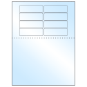 3.1875" x 1" White Premium High Gloss Rectangular Sheet Labels