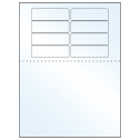 3.1875" x 1" White Mid Gloss Rectangular Sheet Labels
