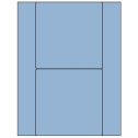5.5" x 5.5" Pastel Blue Square Sheet Labels