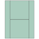 5.5" x 5.5" Pastel Green Square Sheet Labels