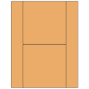5.5" x 5.5" Pastel Orange Square Sheet Labels