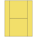 5.5" x 5.5" Pastel Yellow Square Sheet Labels