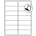 4" x 1.5" Blockout Rectangular Sheet Labels