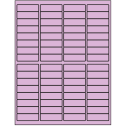 1.9375" x 0.625" Pastel Purple Rectangular Sheet Labels