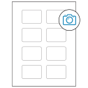 2.6" x 1.77" Photo Gloss Rectangular Sheet Labels