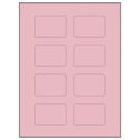 2.6" x 1.77" Pastel Pink Rectangular Sheet Labels