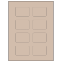 2.6" x 1.77" Pastel Tan Rectangular Sheet Labels