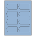 3.5625" x 1.75" Pastel Blue Sheet Labels