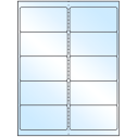 4" x 2" White Premium High Gloss Rectangular Sheet Labels