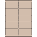 4" x 2" Pastel Tan Rectangular Sheet Labels