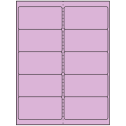 4" x 2" Pastel Purple Rectangular Sheet Labels