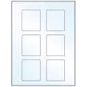 2.5" x 2.75" White Mid Gloss Rectangular Sheet Labels