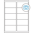 4" x 2" Photo Gloss Rectangular Sheet Labels (10-UP)