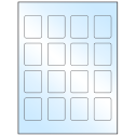 1.5" x 1.875" White Premium High Gloss Rectangular Sheet Labels