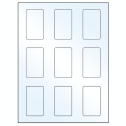 1.6562" x 2.75" White Mid Gloss Rectangular Sheet Labels