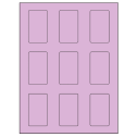 1.6562" x 2.75" Pastel Purple Rectangular Sheet Labels