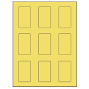 1.6562" x 2.75" Pastel Yellow Rectangular Sheet Labels