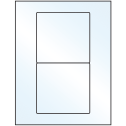 4.75" x 4.5" Crystal Clear Rectangular Sheet Labels