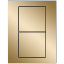 4.75" x 4.5" Gold Foil Rectangular Sheet Labels