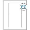 4.75" x 4.5" Photo Gloss Rectangular Sheet Labels