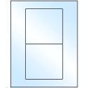 4.75" x 4.5" White Premium High Gloss Rectangular Sheet Labels