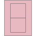 4.75" x 4.5" Pastel Pink Rectangular Sheet Labels