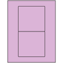 4.75" x 4.5" Pastel Purple Rectangular Sheet Labels